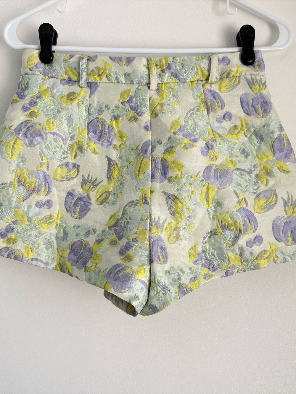 Lulus Carlita Light Mint Multi Jacquard Shorts Size Small - Picture 5 of 6